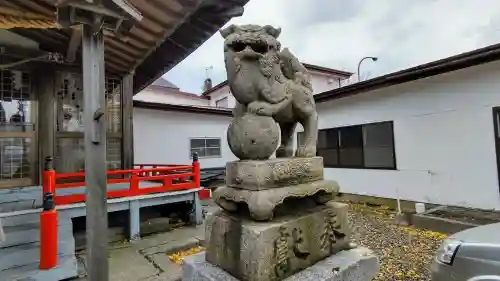 函館厳島神社の狛犬