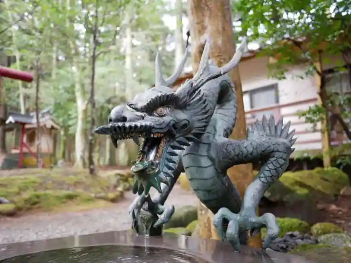 駒形神社(箱根神社摂社)の手水舎