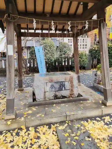 柏神社の手水舎