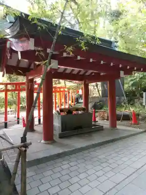 來宮神社の手水舎
