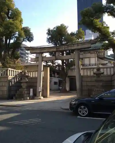 難波神社の鳥居