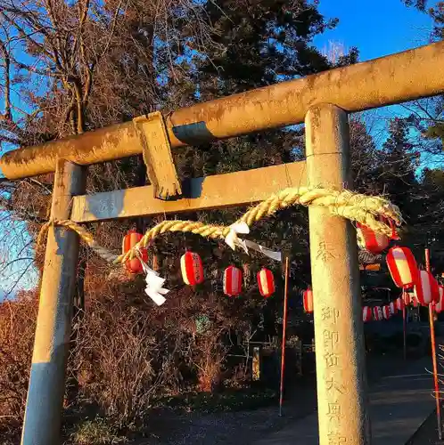 下野 星宮神社の鳥居