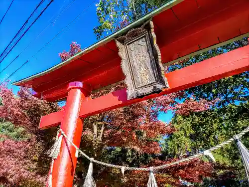 八幡社（上牧）の鳥居