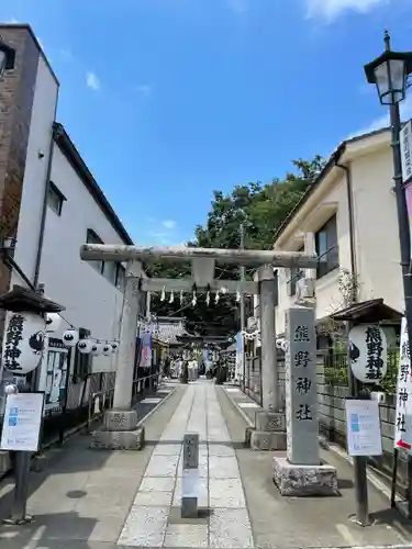 川越熊野神社の鳥居