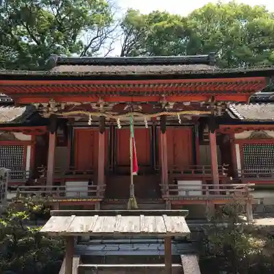休ヶ岡八幡宮（薬師寺境内社）の本殿・本堂