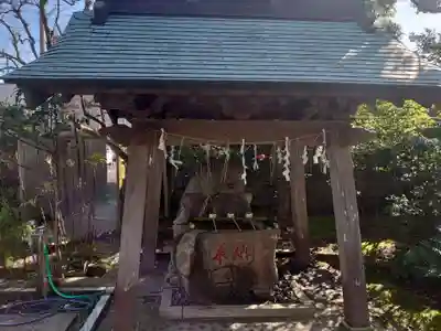 銚港神社の手水舎