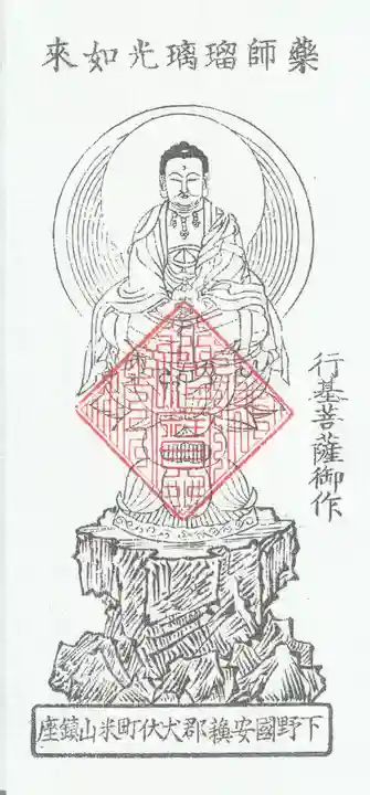 新町薬師堂の授与品その他