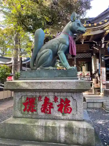 豊川稲荷東京別院の狛犬