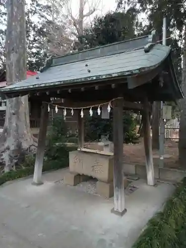 大井氷川神社の手水舎
