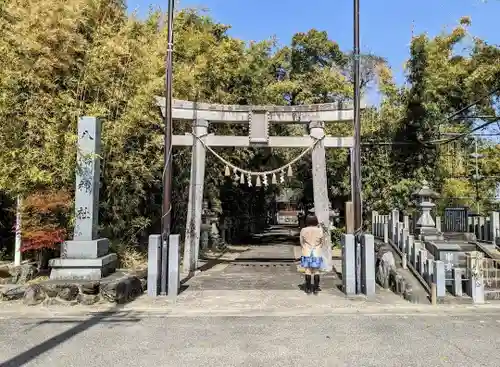 梶屋八幡神社の鳥居