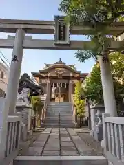 神楽坂若宮八幡神社の鳥居