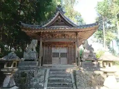 恵田八幡宮の本殿