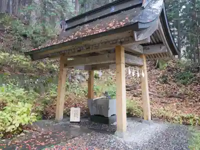 戸隠神社宝光社の手水舎
