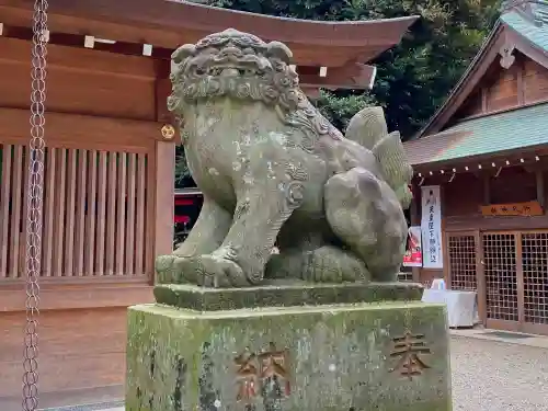 岩槻久伊豆神社の狛犬