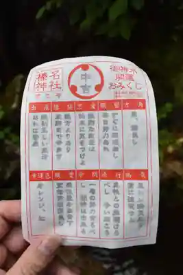 榛名神社のおみくじ