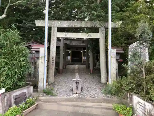 櫛田神社の鳥居