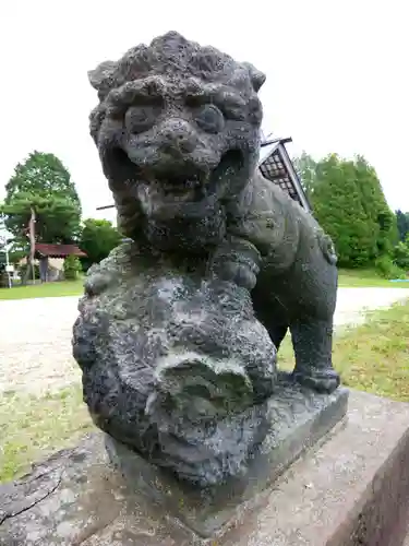 早来神社の狛犬