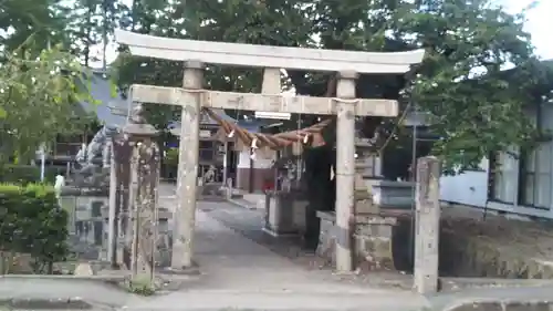 白山神社の鳥居