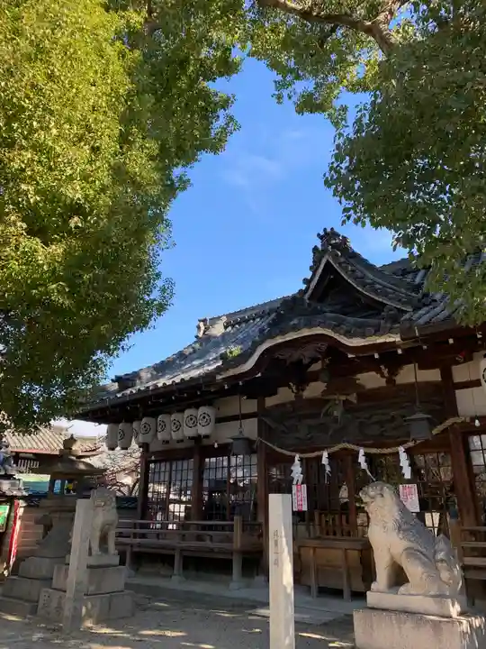 式内楯原神社の本殿・本堂