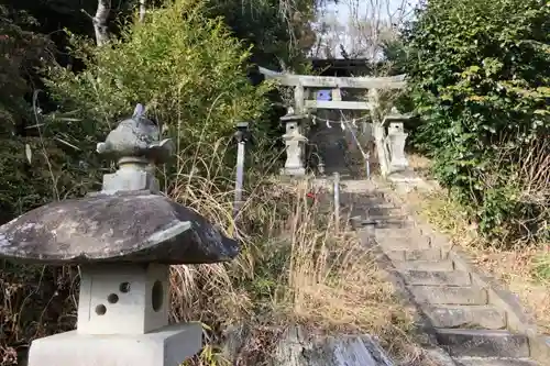大六天麻王神社の鳥居