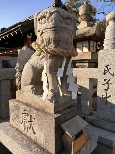 平石井神社の狛犬