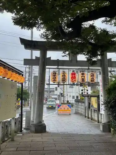 検見川神社の鳥居