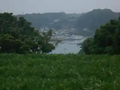 白浜毘沙門天の景色
