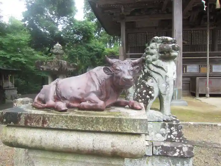 舟城神社の狛犬