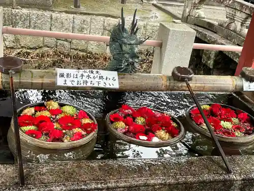 津島神社の手水舎