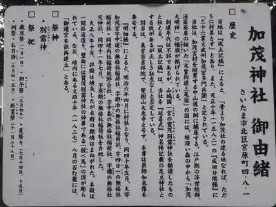 加茂神社の歴史