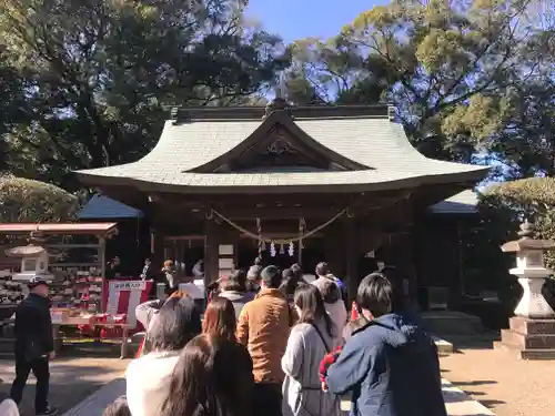 都萬神社の本殿