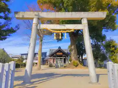 津島社（天王町）の鳥居
