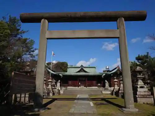 濃飛護國神社の鳥居