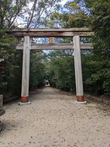 津八幡宮の鳥居