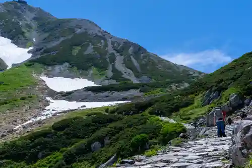 雄山神社峰本社の景色
