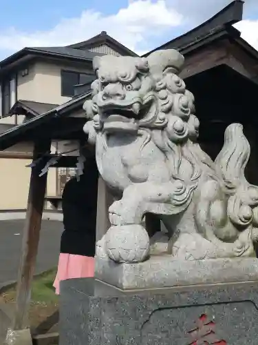 子守神社の狛犬