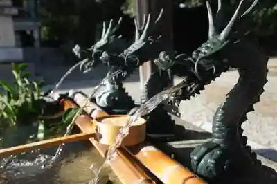 越中護国八幡宮の手水舎