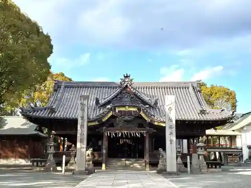 魚吹八幡神社の本殿・本堂
