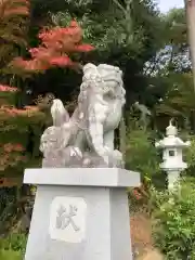 宇倍神社の狛犬