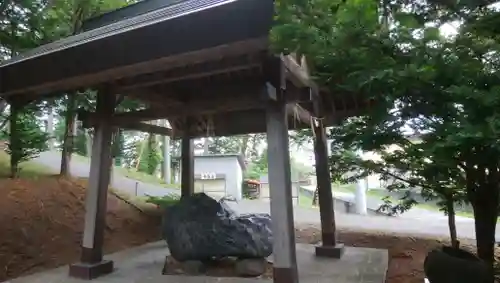 東神楽神社の手水舎