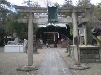 三囲神社の鳥居