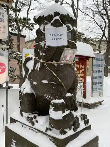 星置神社の狛犬