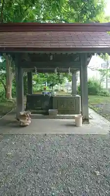 釧路一之宮 厳島神社の手水舎