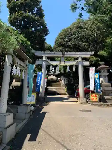 太子堂八幡神社の鳥居