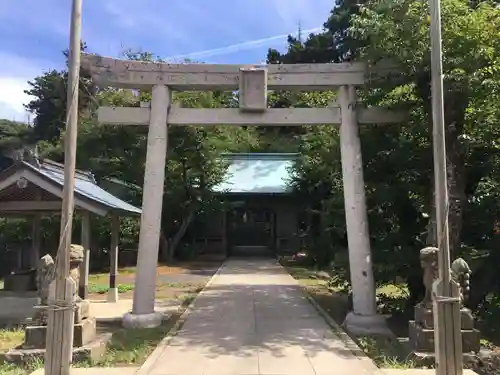 由良比女神社の鳥居