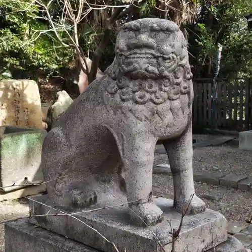 安居神社の狛犬