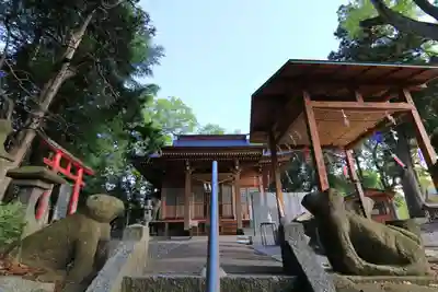 阿久津「田村神社」(郡山市阿久津町)旧社名:伊豆箱根三嶋三社の狛犬
