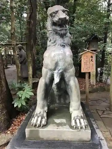 駒木諏訪神社の狛犬