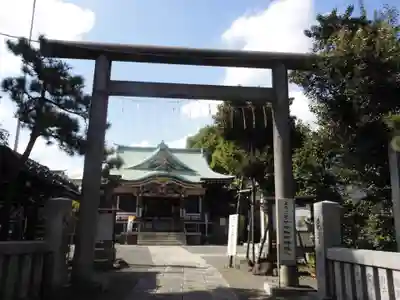 諏訪神社の鳥居