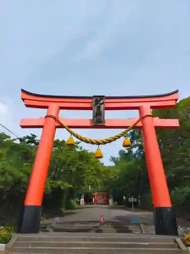 虻田神社の鳥居